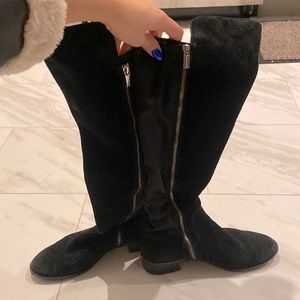 Michael Kors Black Suede Boots